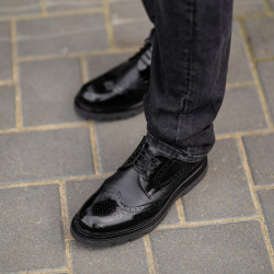 Scarpe eleganti uomo 972 nero florantic combinato