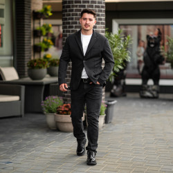 Scarpe eleganti uomo 972 nero florantic combinato