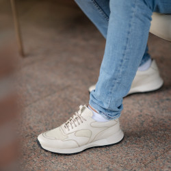 Scarpe sportive uomo 974 beige lifestyle
