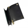 Borsa donna a tracolla 029g coccodrillo verniciato nero