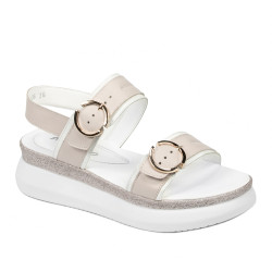 Sandali donna 5106 bianco+avorio