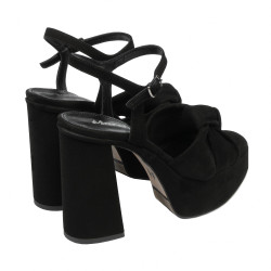 Sandali donna 1310 nero velluto