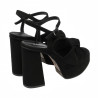 Sandali donna 1310 nero velluto