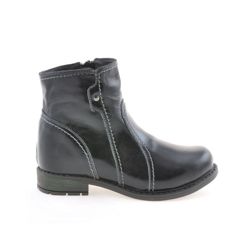 Stivaletti bambini piccoli 28c vernice nera
