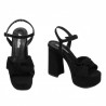 Sandali donna 1310 nero velluto