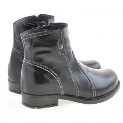 Stivaletti bambini piccoli 28c vernice nera