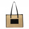 Borsa donna da spiaggia 031g rafia combinato
