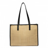 Borsa donna da spiaggia 031g rafia combinato