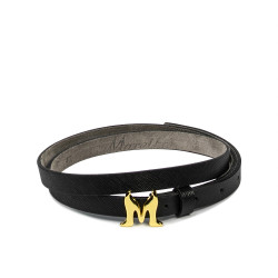 Cintura donna 42m nero pressato