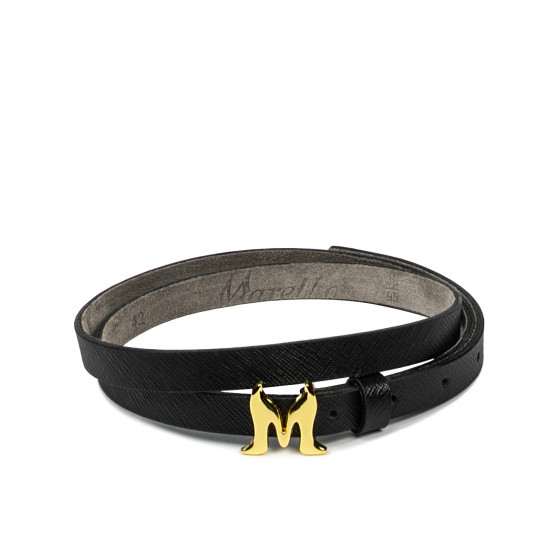 Cintura donna 42m nero pressato