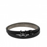 Cintura donna 42-1m nero pressato