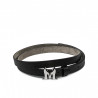 Cintura donna 42-1m nero pressato
