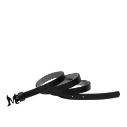 Cintura donna 42-1m nero pressato