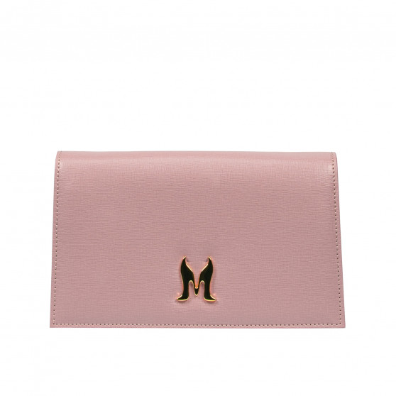 Borsa donna a tracolla 029g poudre safiano