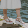 Sandali donna 5110 bianco lifestyle