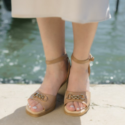 Sandali donna 5109 cammello lifestyle