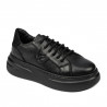 Scarpe sportive donna 6077 nero combinato