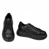 Scarpe sportive donna 6077 nero combinato