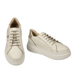 Scarpe sportive donna 6077 beige combinate