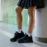 Scarpe sportive donna 6074 nero combinato lifestyle