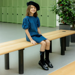 Scarpe per bambini 2008 in vernice nera lifestyle