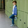 Scarpe per bambini 2014 blu+bianco lifestyle