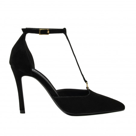 Scarpe eleganti donna 1323 nero velluto