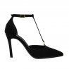 Scarpe eleganti donna 1323 nero velluto