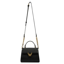 Borsa donna a spalla 032g nero caviale