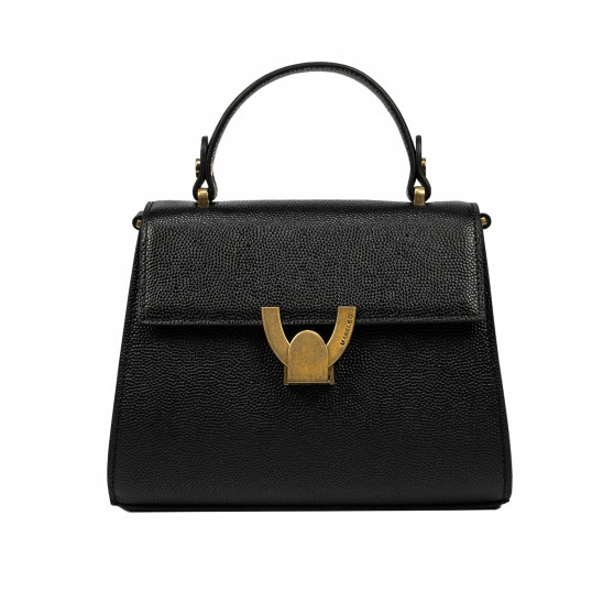 Borsa donna a spalla 032g nero caviale