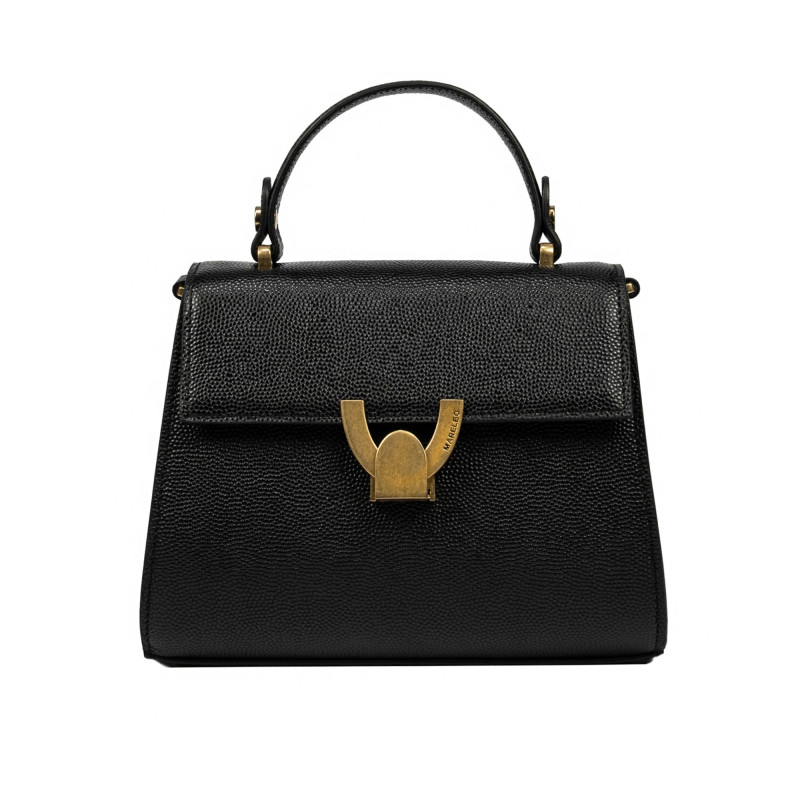 Borsa donna a spalla 032g nero caviale