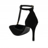 Scarpe eleganti donna 1323 nero velluto