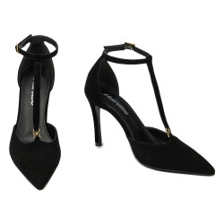 Scarpe eleganti donna 1323 nero velluto