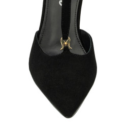 Scarpe eleganti donna 1323 nero velluto