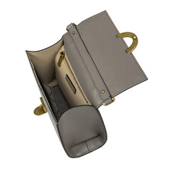 Borsa donna a tracolla 032g taupe caviale