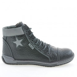 Stivaletti donna 3274 nero+grigio