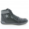 Stivaletti donna 3274 nero+grigio