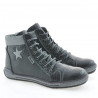 Stivaletti donna 3274 nero+grigio