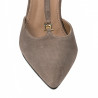 Scarpe eleganti donna 1323 sabbia velluto