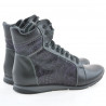 Stivaletti donna 3275 nero combinato
