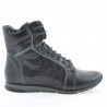 Stivaletti donna 3275 nero combinato