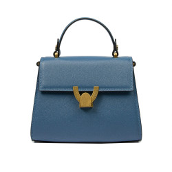 Borsa donna a tracolla 032g blu caviale