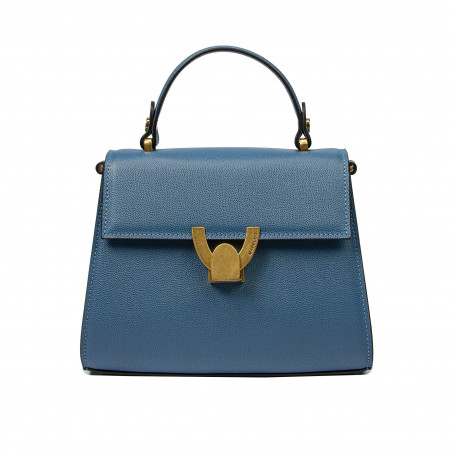 Borsa donna a tracolla 032g blu caviale