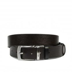 Cintura uomo 71b bicolore biz nero+biz marrone
