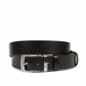 Cintura uomo 71b bicolore biz nero+biz marrone