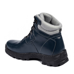Stivaletti uomo 4142 indaco combinato