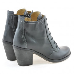 Stivaletti donna 3270 nero+grigio