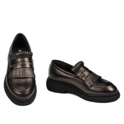 Scarpe casual donna 6081 marrone perlato