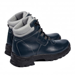 Stivaletti uomo 4142 indaco combinato