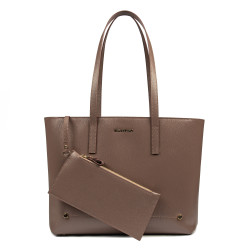 Borsa donna a tracolla 030g cappuccino saffiano